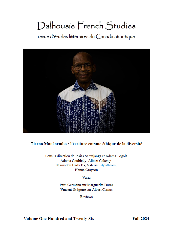 					View No. 126 (2025): Tierno Monénembo : l'écriture comme éthique de la diversité
				