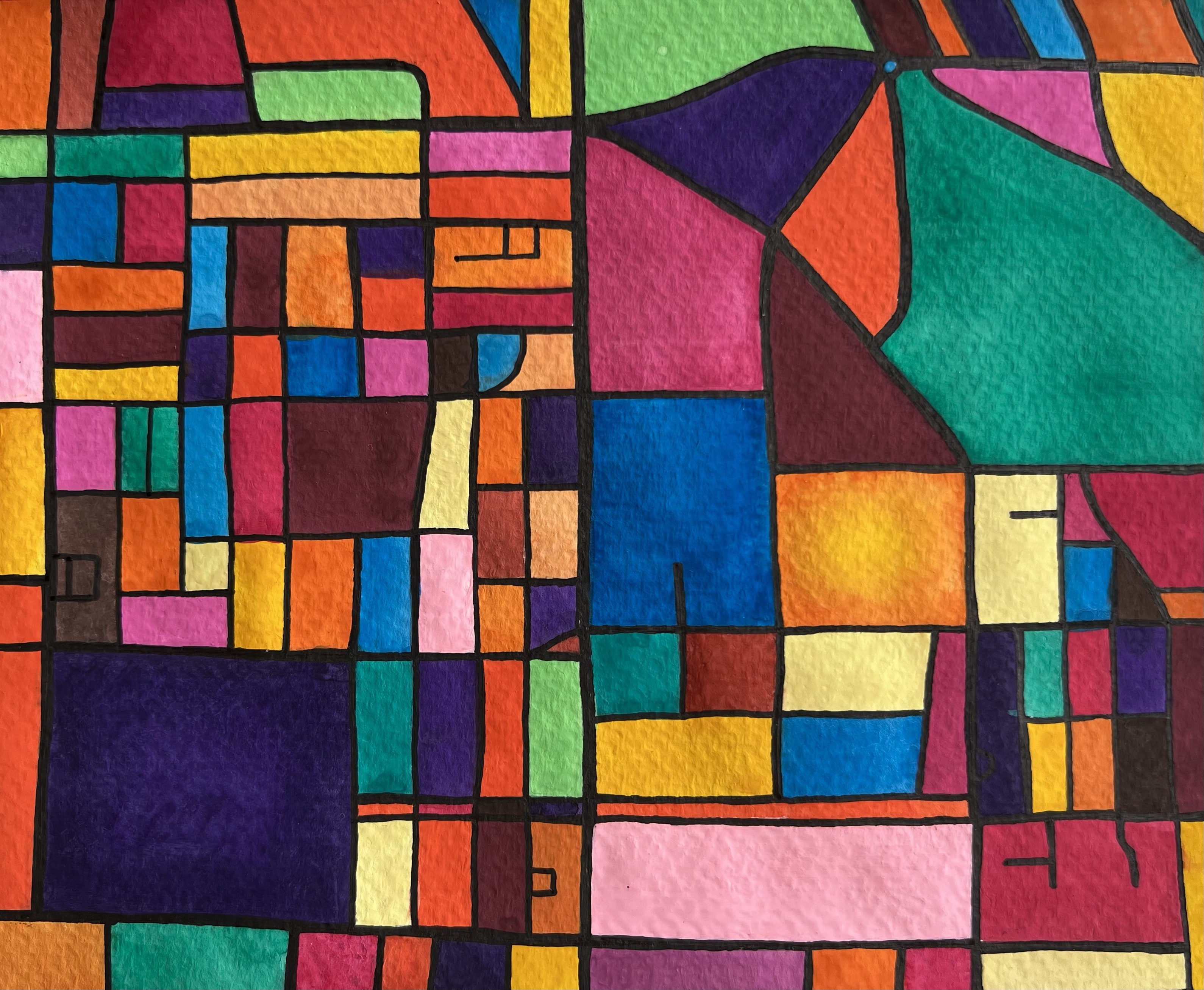 Abstract map of Halifax city 