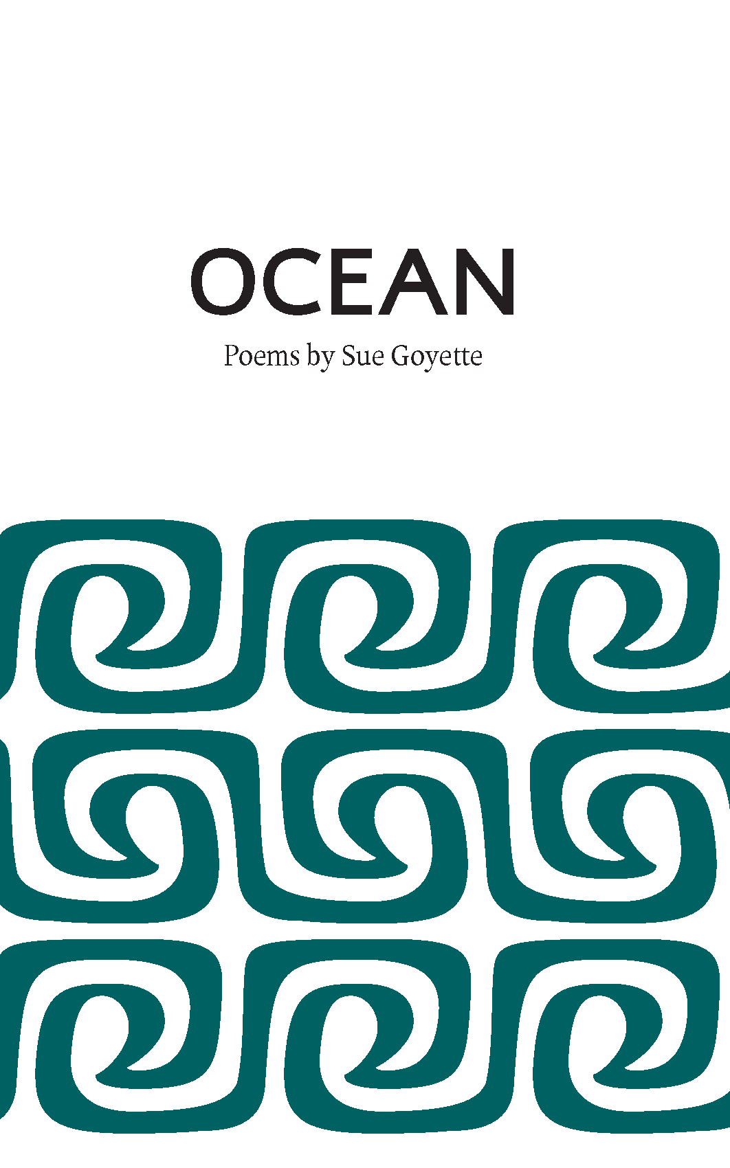 Ocean: Poems by Sue Goyette